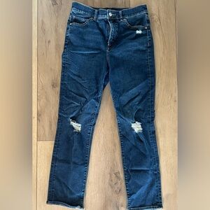 Slim, super high-rise express jeans